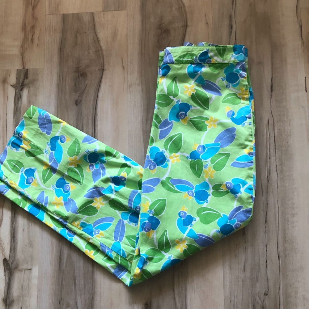 Lilly Pulitzer Too Jays ankle crop pants size 2